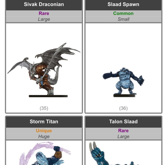 DnD Monster Minitures Manual Lengendary Evils REMORHAZ, RIMEFIRE GRIFFON+ 3 more - Picture 13 of 16